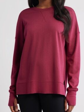 Sweaty Betty After Class Sweatshirt - Burgundy